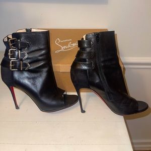 Christian Louboutin Triboclou 100 Calf Boots Size 40 w/original box!